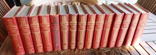 15 Copies of `CJ Langenhoven-Versamelde Werke` Vol I - XVI (Vol XV-missing-the 16th one)