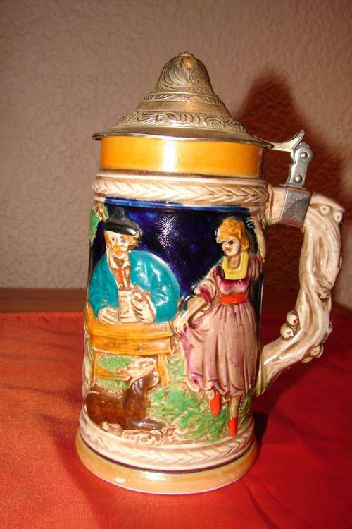Beautiful big German beer Mug-Height 18cm