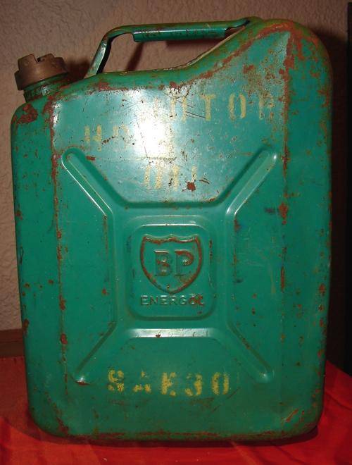 Vintage Krost Brothers JHB BP Energol Oil/Petrol Jerry Can