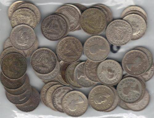55X 50% SILVER TICKEY'S UNION PERIOD SOUTH AFRICA!!