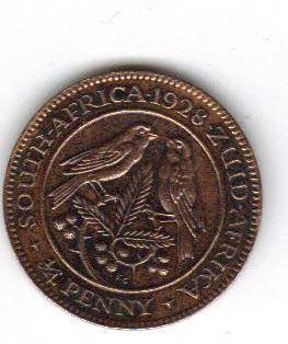 1928 farthing Union period VERY RARE COIN A/UNC HIGH VALUE!!! @ R1