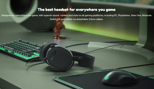 Steelseries: Gaming Headset Arctis 3  - Black