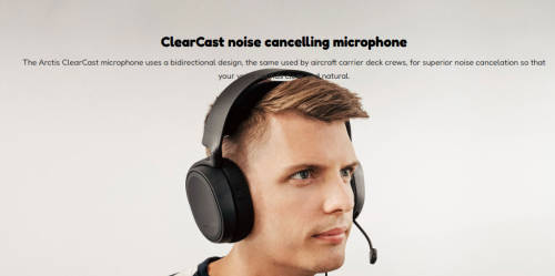 Steelseries: Gaming Headset Arctis 3  - Black