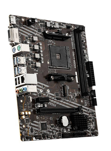 MSI A520M-A PRO Micro-ATX Motherboard-Store Display