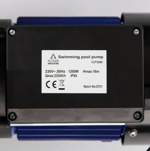 AQUA pool pump CLP12005 1.2KW for medium to large pools