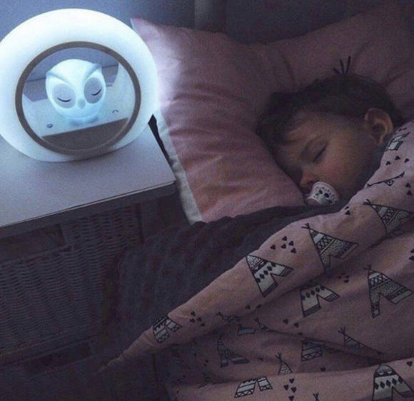 Zazu Night Light with Sound Sensor - Lou the Owl