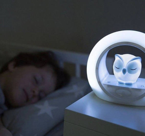 Zazu Night Light with Sound Sensor - Lou the Owl