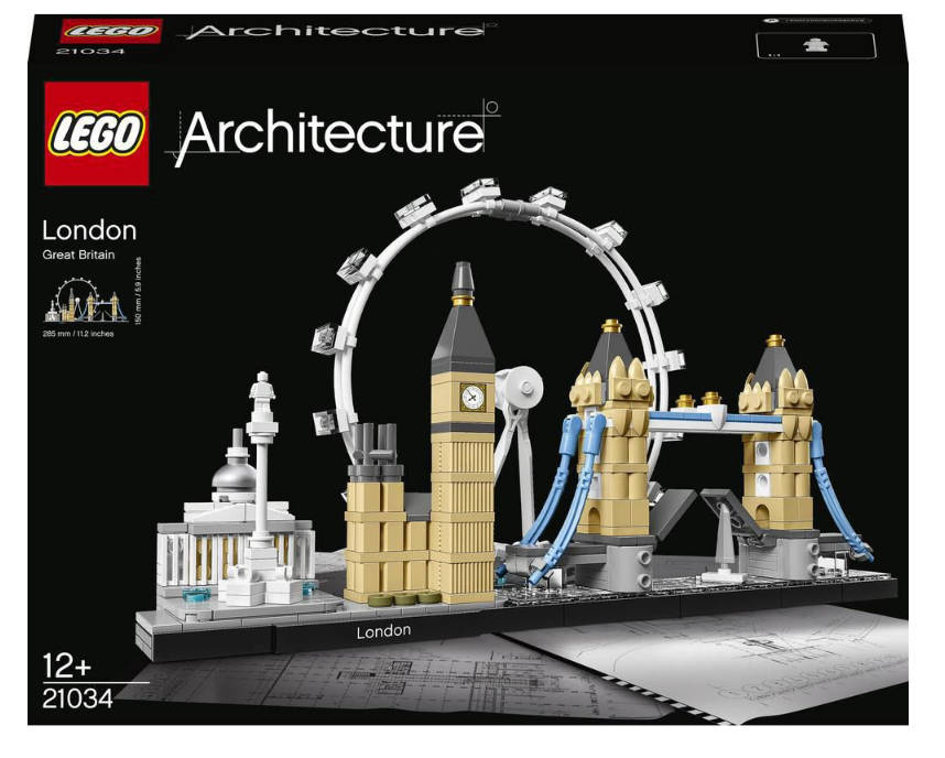 LEGO® Architecture London Skyline Collection 21034 Building Toy Set - 468 Pieces