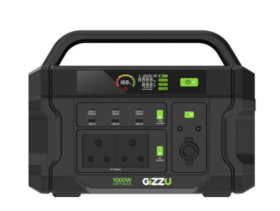 Gizzu Challenger Pro 1000W 1120Wh UPS Power Station