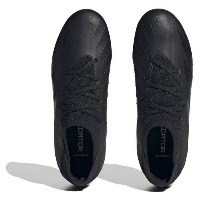 adidas Junior Predator Accuracy.3 Firm Ground Football Boots - Core Black - UK Junior 13