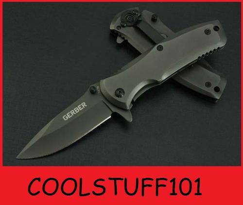 GERBER 342B Folding Fine Edge Flick Knife