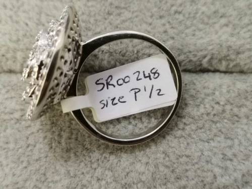 Unique, Flower, Sterling Silver Ring