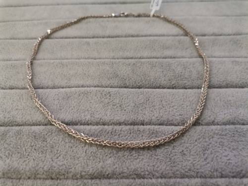 Unique Silver Spiga Chain