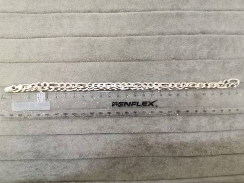 Silver 7mm Figaro Chain