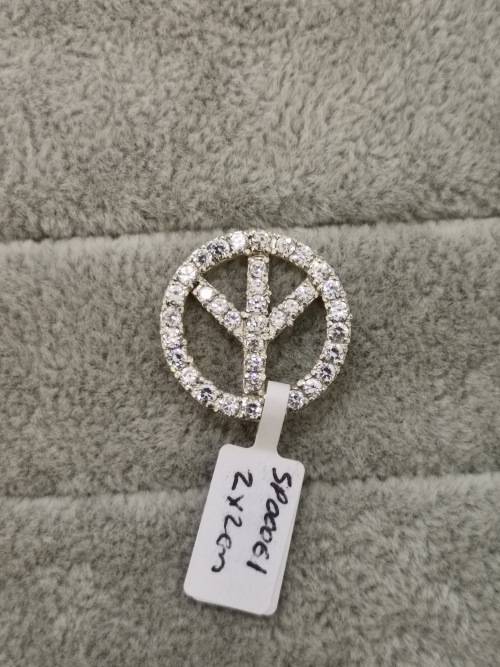Silver Peace Pendant