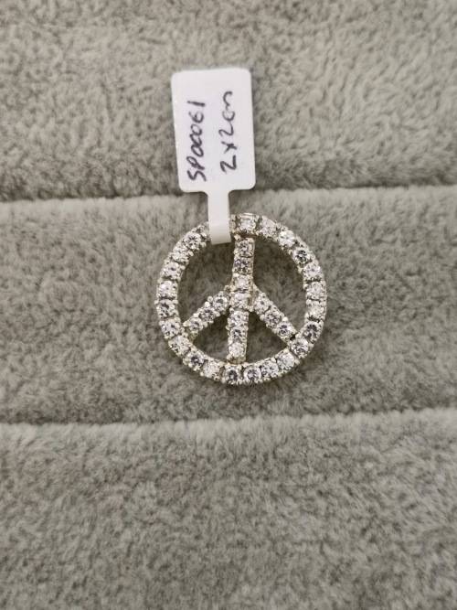 Silver Peace Pendant