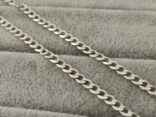 Silver Curb Chain