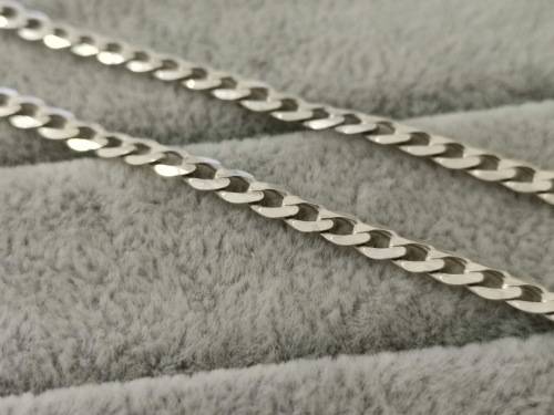 Silver Curb Chain