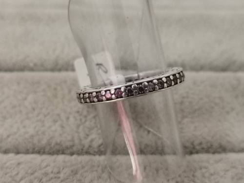 Detailed Full-Eternity Silver PANDORA Ring