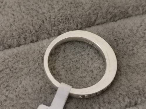 Silver Half-Eternity Ring