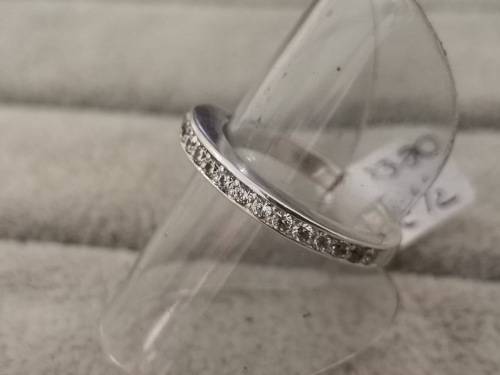 Silver Half-Eternity Ring