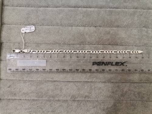DISCOUNT!! Silver Figaro Bracelet