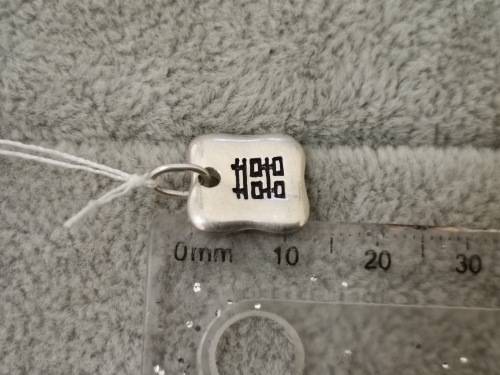 Silver Double Happiness Pendant