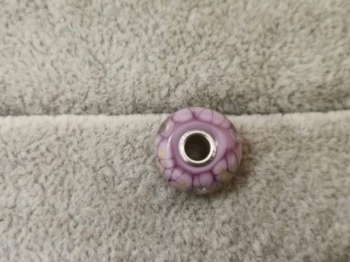 Purple and Gold Troll Bead Charm