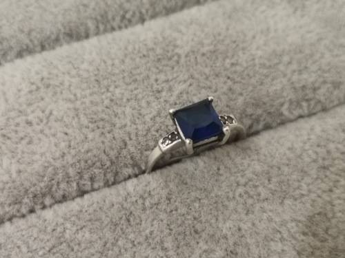 Brilliant Silver Solitaire Ring