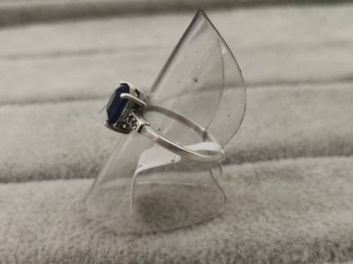 Brilliant Silver Solitaire Ring