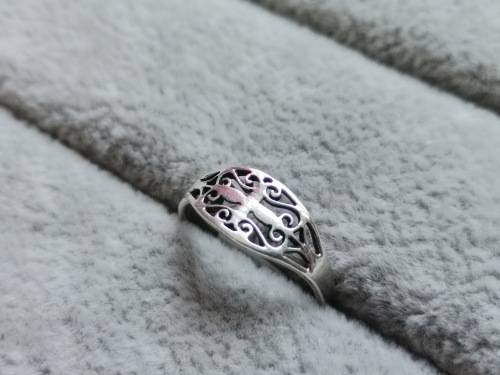 DISCOUNT!! Intricately Detailed Silver Ring