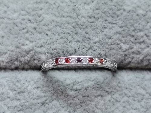 Detailed Silver Ring (Size Q)