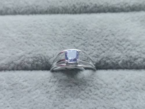 Stunning Silver Solitaire Ring