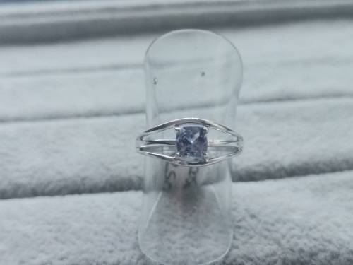 Stunning Silver Solitaire Ring