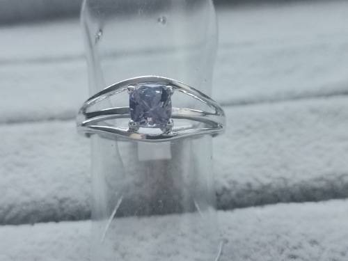 Stunning Silver Solitaire Ring