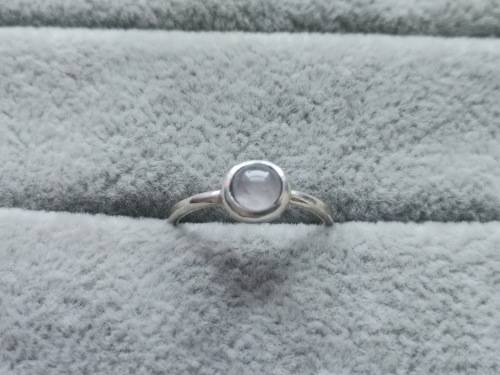 Dainty Silver Moonstone Ring