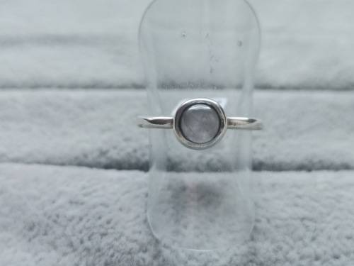 Dainty Silver Moonstone Ring
