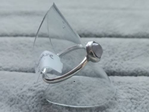 Dainty Silver Moonstone Ring