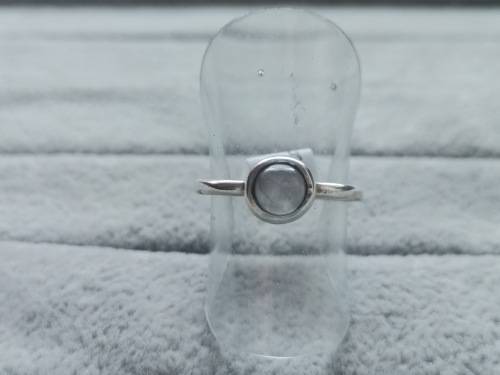 Dainty Silver Moonstone Ring
