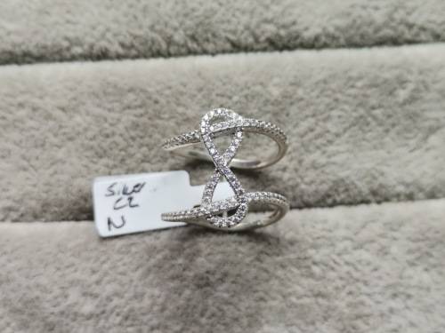 Unique Silver Infinity Ring