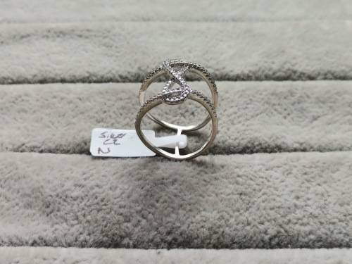 Unique Silver Infinity Ring