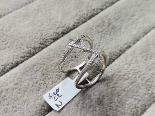 Unique Silver Infinity Ring