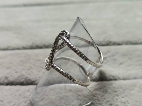 Unique Silver Infinity Ring
