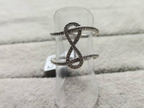 Unique Silver Infinity Ring