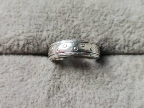 DISCOUNT!! Patterned Silver Ring
