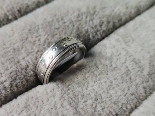 DISCOUNT!! Patterned Silver Ring