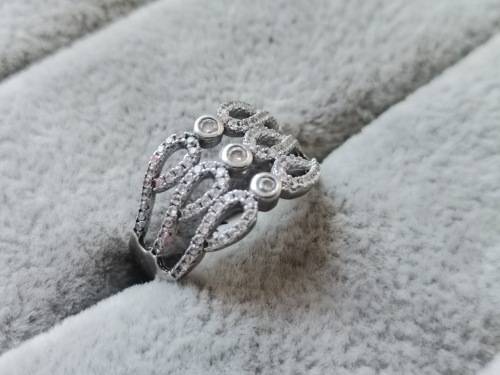 Detailed Silver Ring