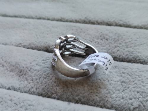 Detailed Silver Ring
