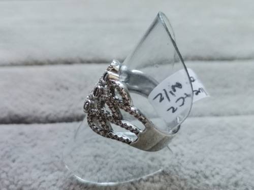 Detailed Silver Ring