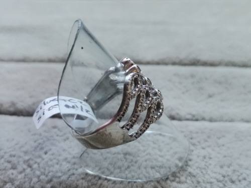 Detailed Silver Ring
